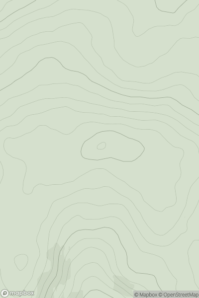 Thumbnail image for Mwdwl-eithin [Llandudno to Wrexham] [SH989469] showing contour plot for surrounding peak